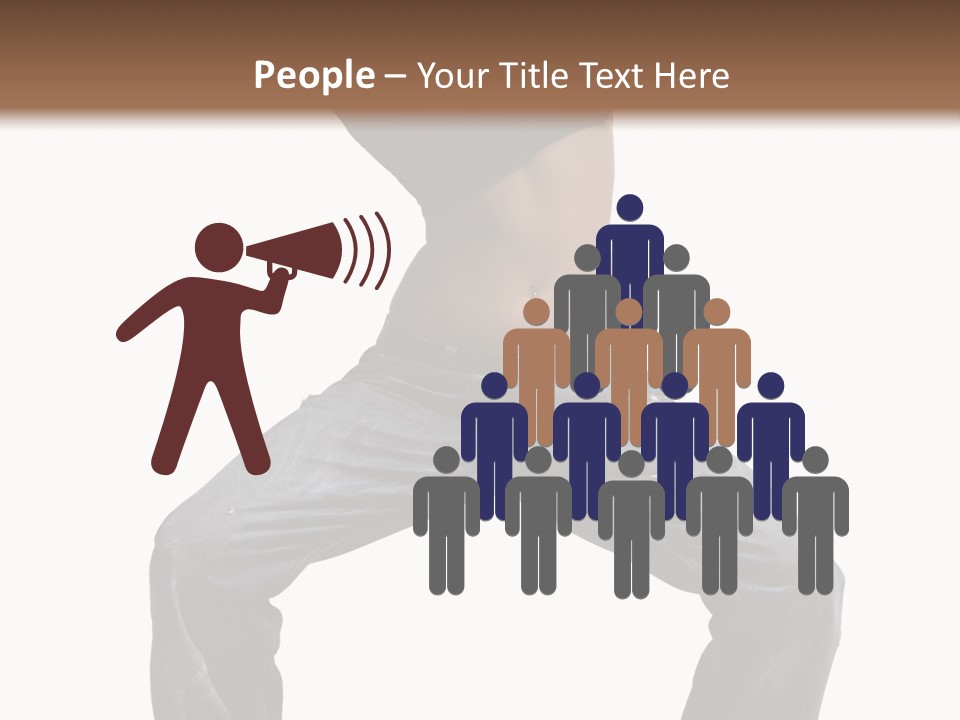 Moving Fitness Female PowerPoint Template