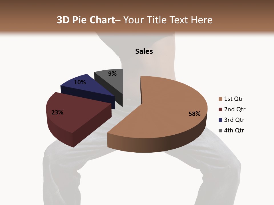 Moving Fitness Female PowerPoint Template
