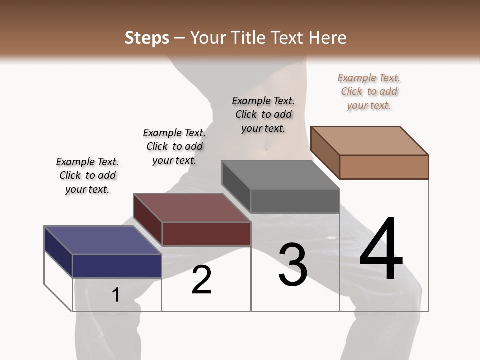 Moving Fitness Female PowerPoint Template