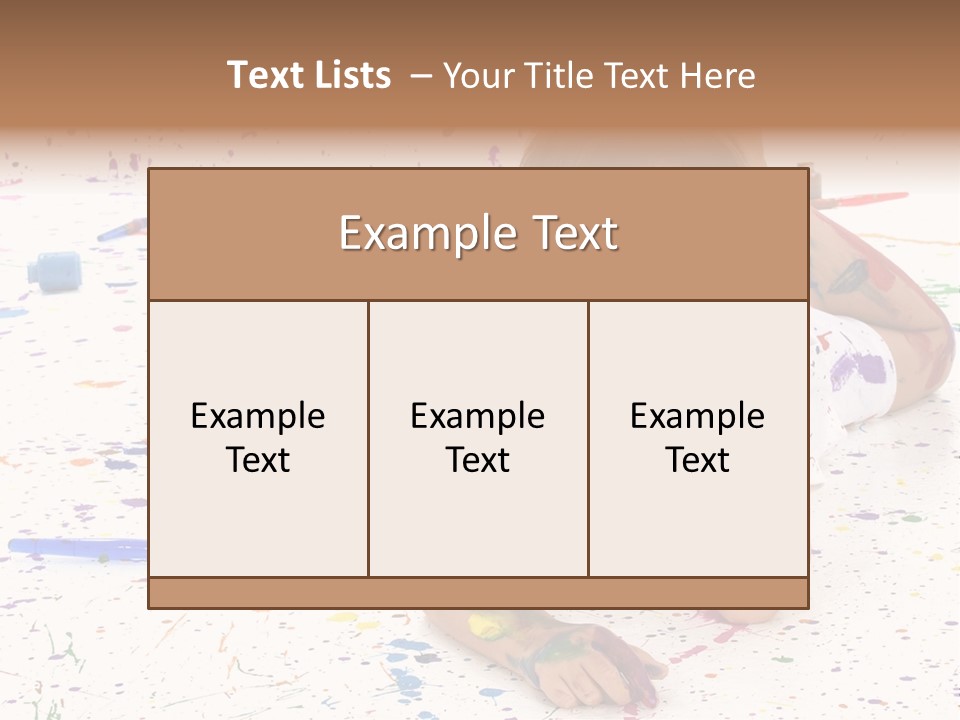 Art Casual Artistic PowerPoint Template