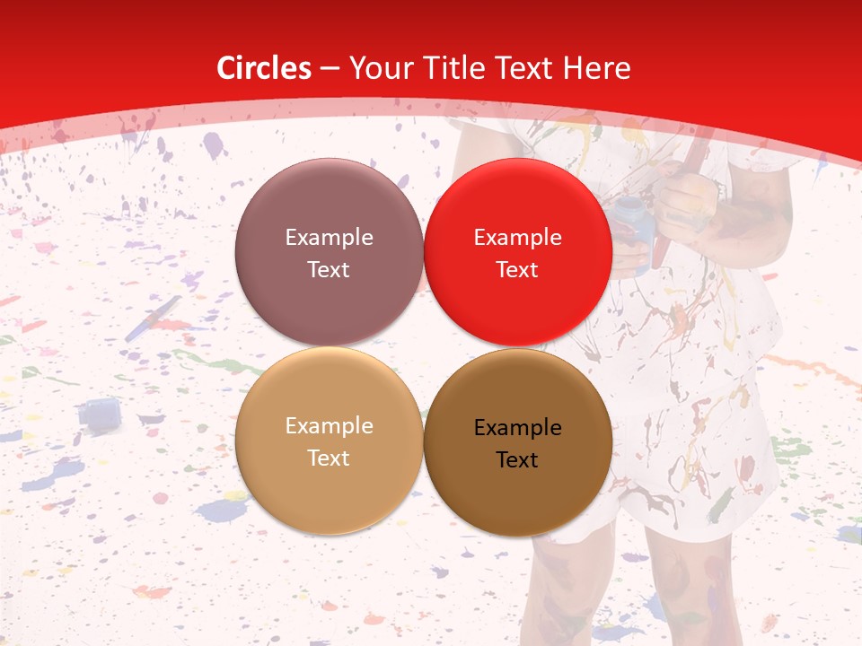 Full Body Colour Play PowerPoint Template