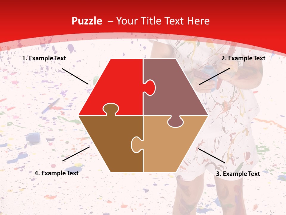 Full Body Colour Play PowerPoint Template