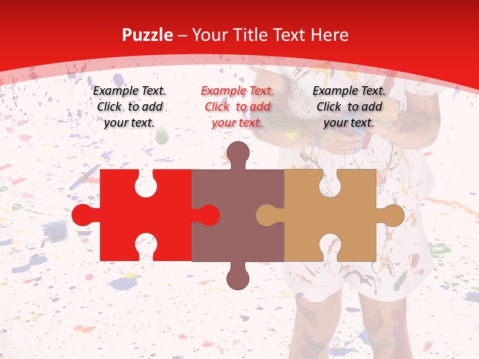 Full Body Colour Play PowerPoint Template