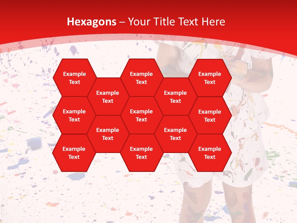 Full Body Colour Play PowerPoint Template