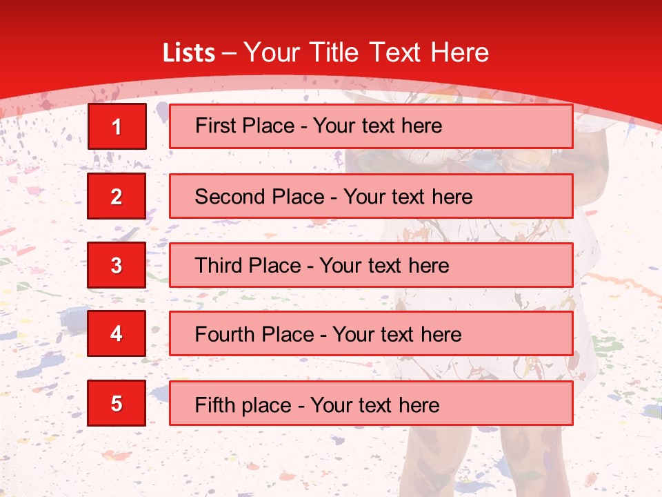 Full Body Colour Play PowerPoint Template