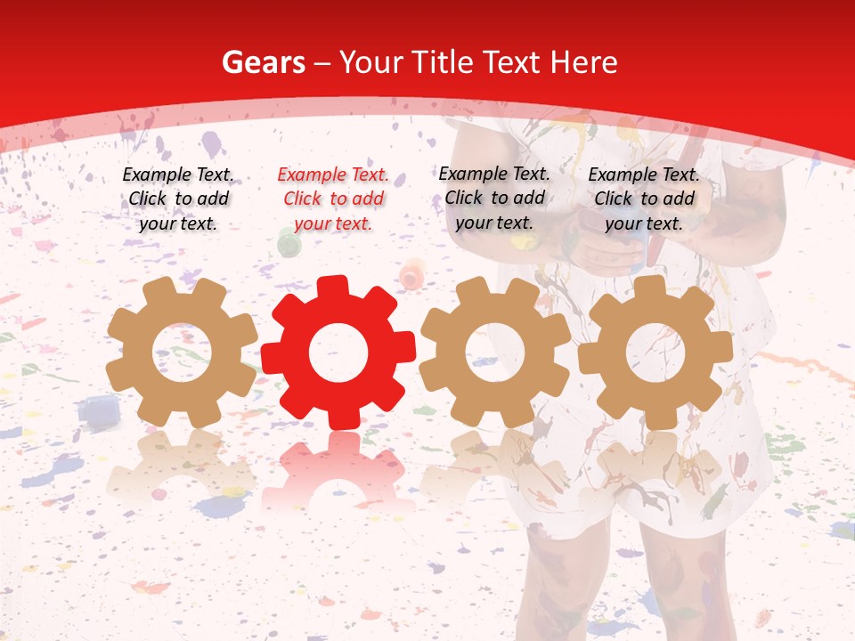 Full Body Colour Play PowerPoint Template