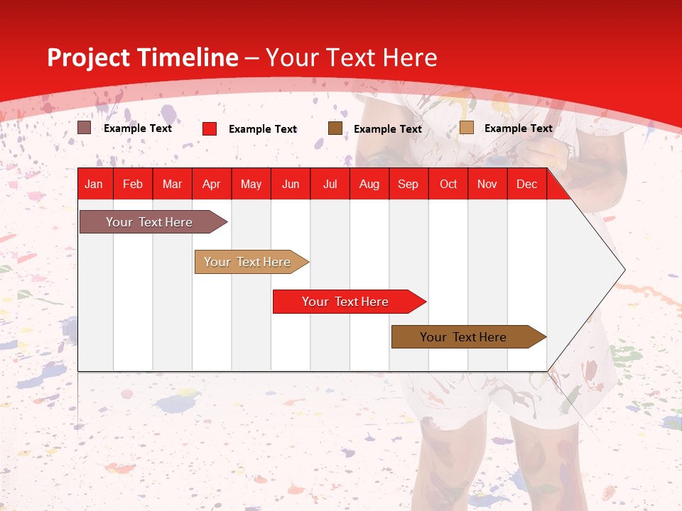 Full Body Colour Play PowerPoint Template