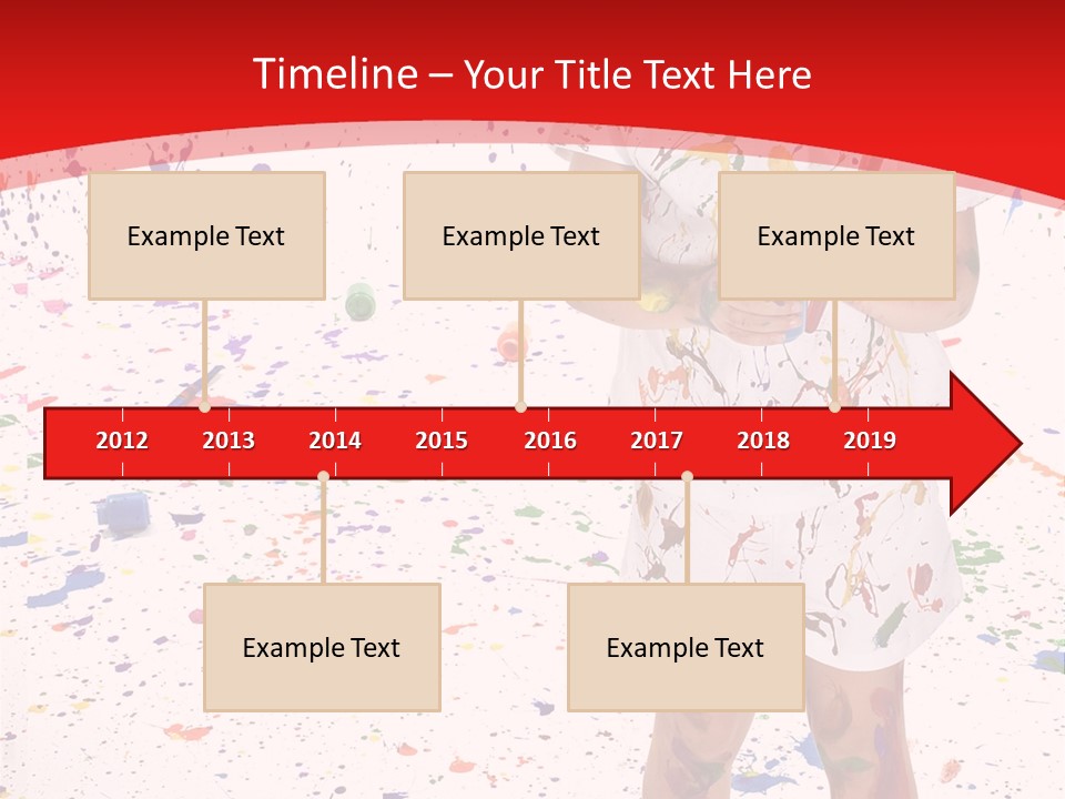 Full Body Colour Play PowerPoint Template