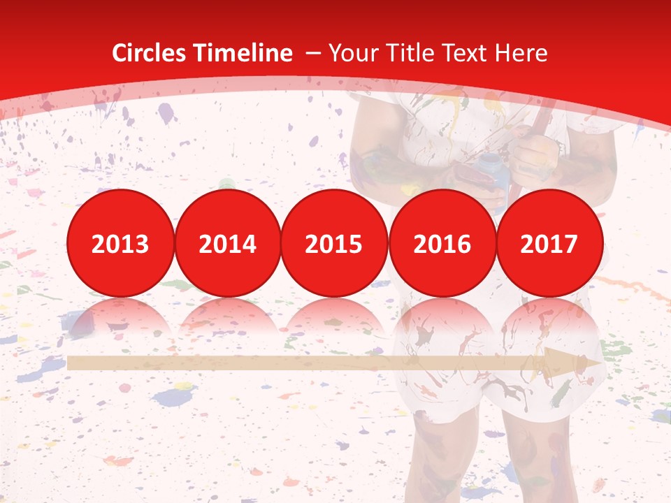 Full Body Colour Play PowerPoint Template