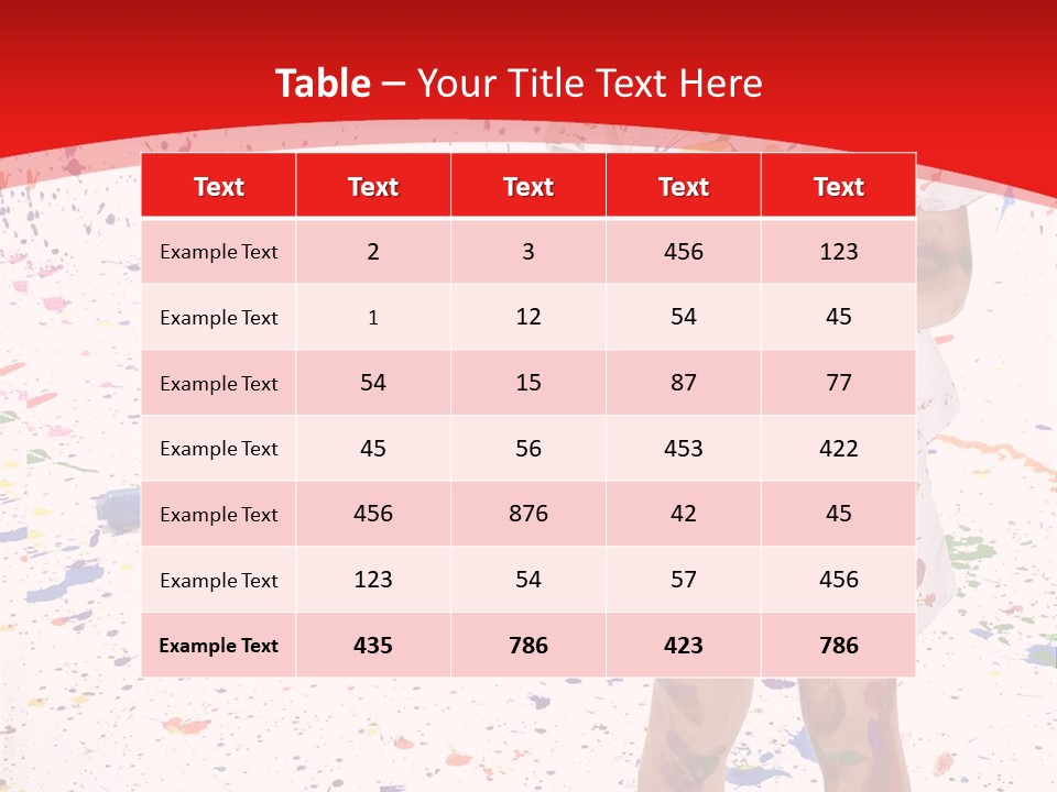 Full Body Colour Play PowerPoint Template