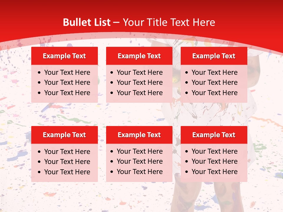 Full Body Colour Play PowerPoint Template