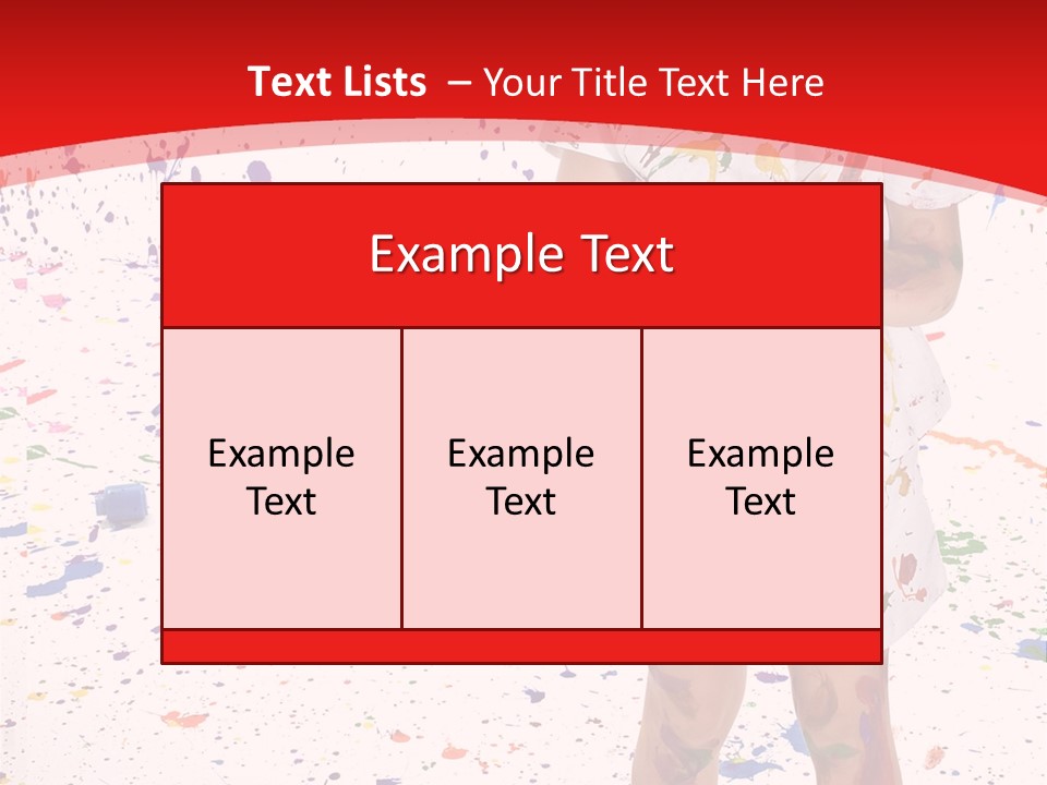 Full Body Colour Play PowerPoint Template