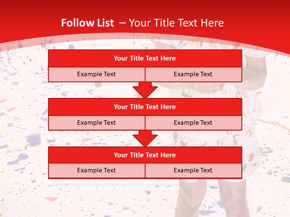 Full Body Colour Play PowerPoint Template