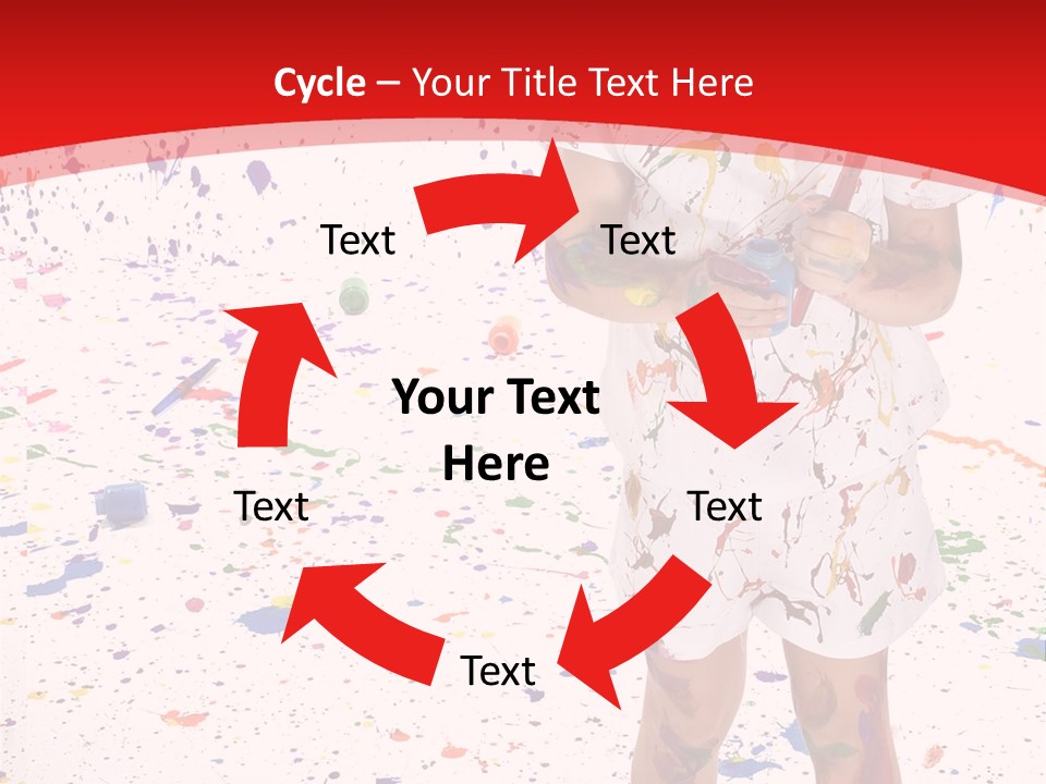 Full Body Colour Play PowerPoint Template