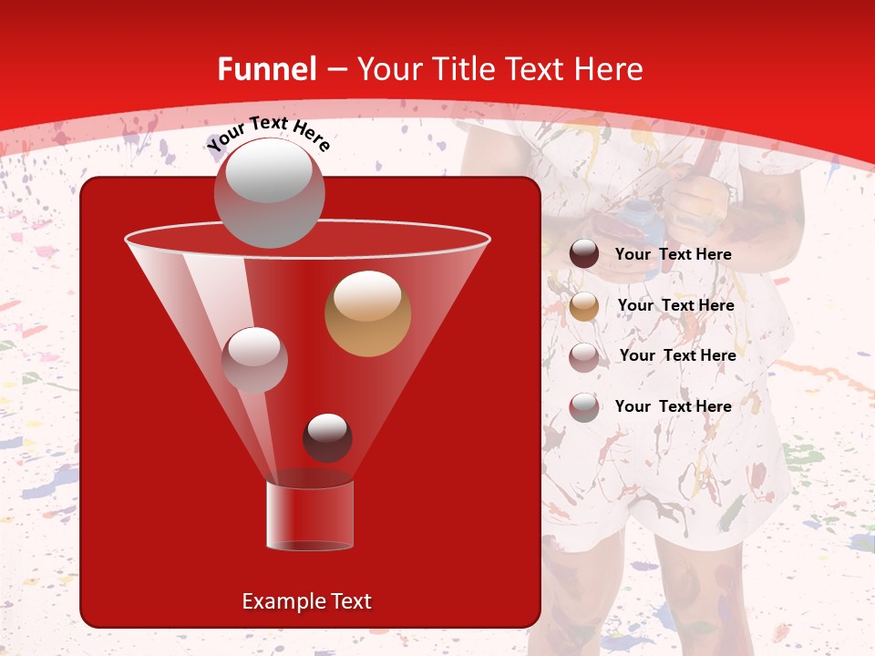 Full Body Colour Play PowerPoint Template