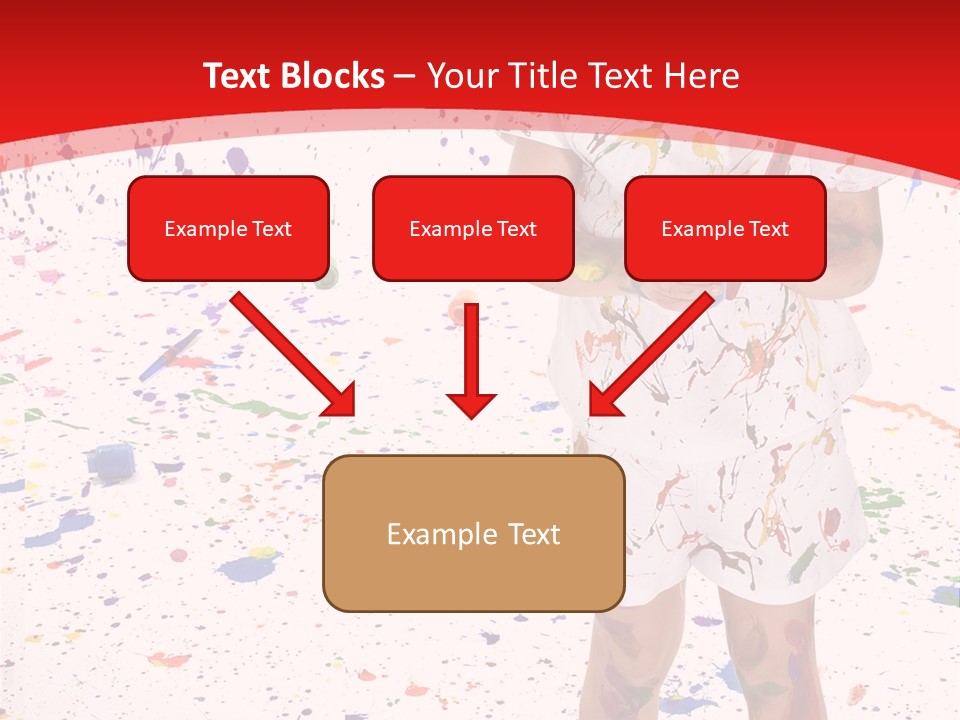 Full Body Colour Play PowerPoint Template