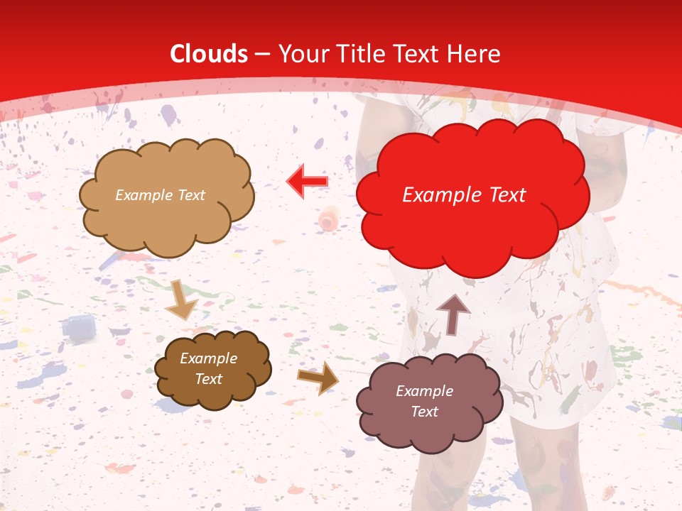 Full Body Colour Play PowerPoint Template