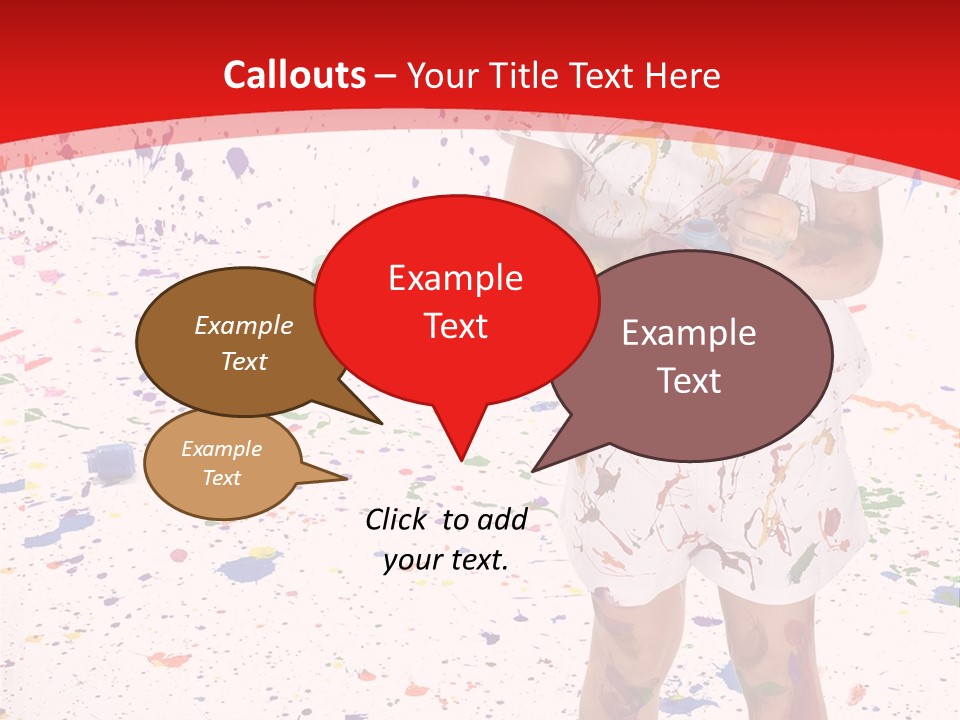 Full Body Colour Play PowerPoint Template