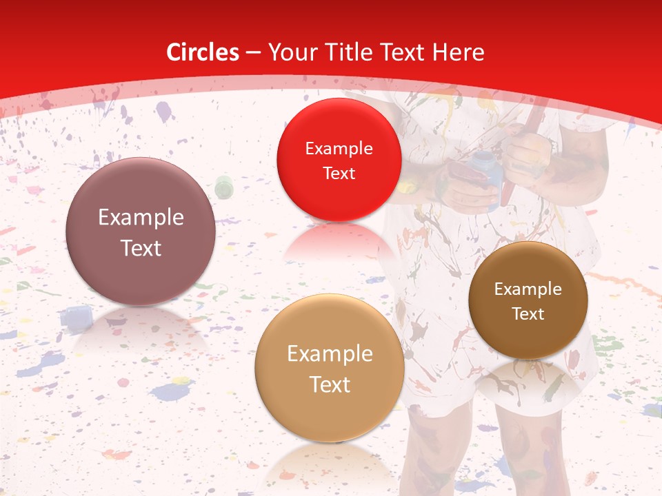 Full Body Colour Play PowerPoint Template