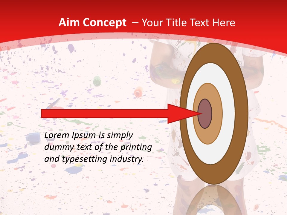 Full Body Colour Play PowerPoint Template