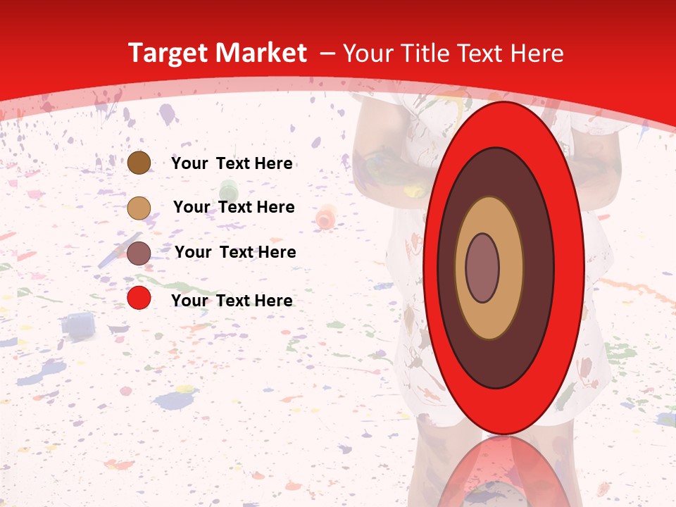 Full Body Colour Play PowerPoint Template