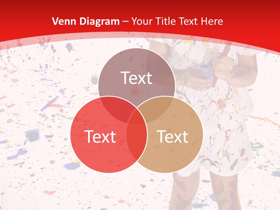 Full Body Colour Play PowerPoint Template