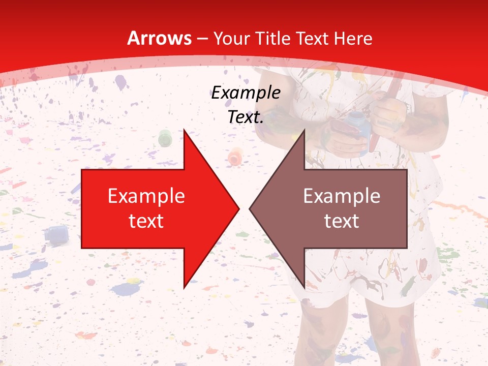 Full Body Colour Play PowerPoint Template