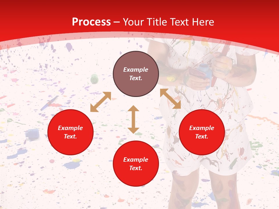 Full Body Colour Play PowerPoint Template