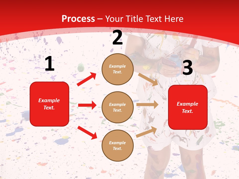 Full Body Colour Play PowerPoint Template