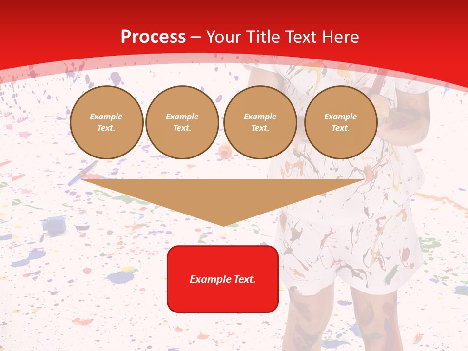 Full Body Colour Play PowerPoint Template