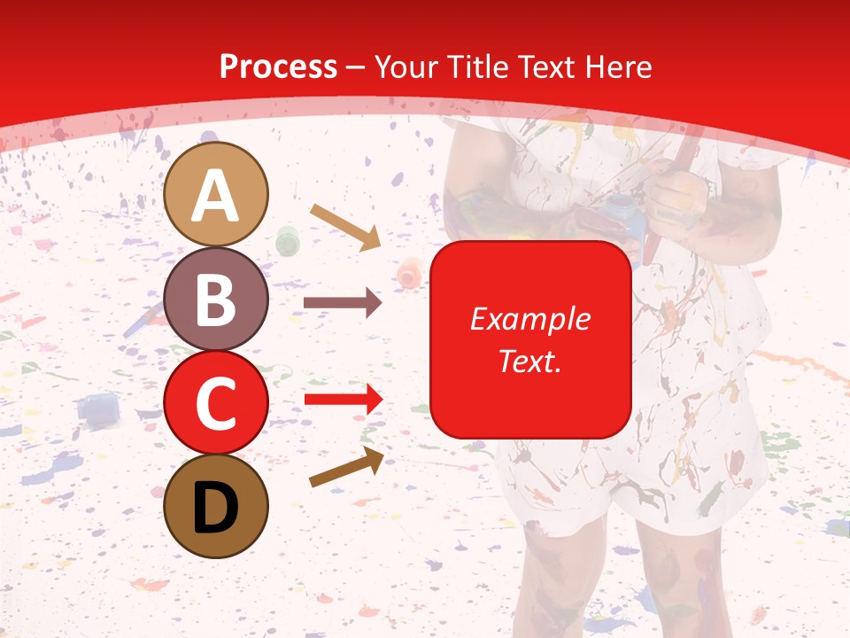 Full Body Colour Play PowerPoint Template