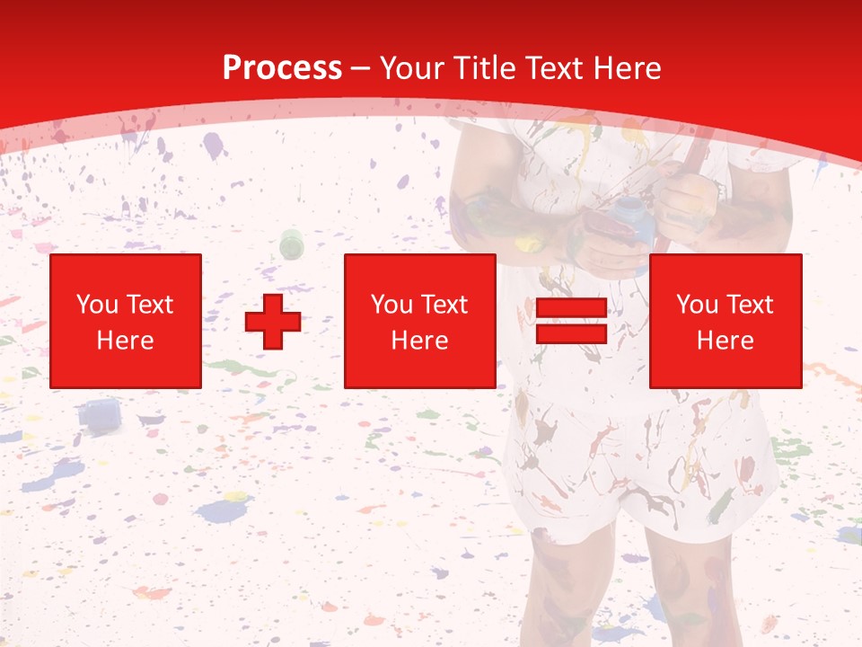 Full Body Colour Play PowerPoint Template