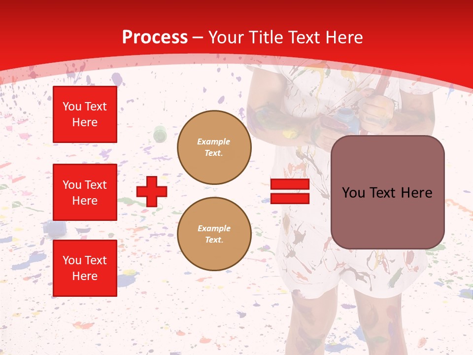 Full Body Colour Play PowerPoint Template