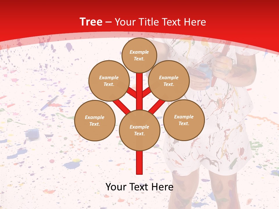 Full Body Colour Play PowerPoint Template