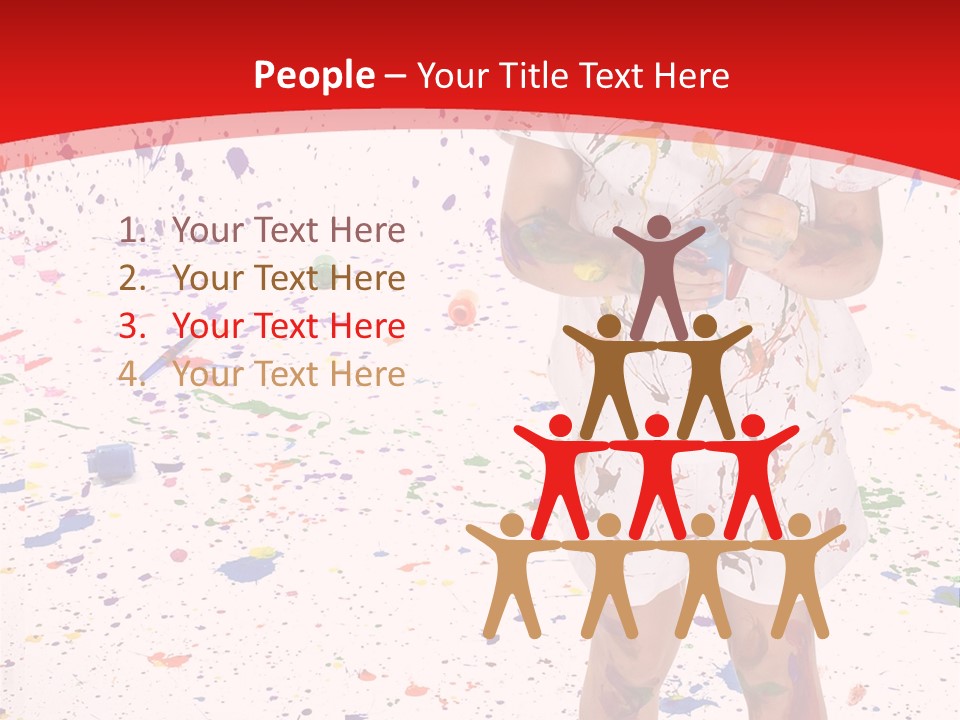 Full Body Colour Play PowerPoint Template