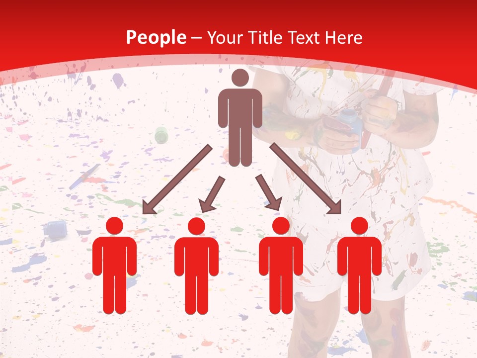 Full Body Colour Play PowerPoint Template