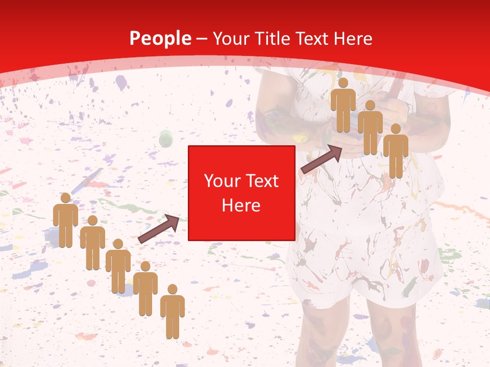 Full Body Colour Play PowerPoint Template