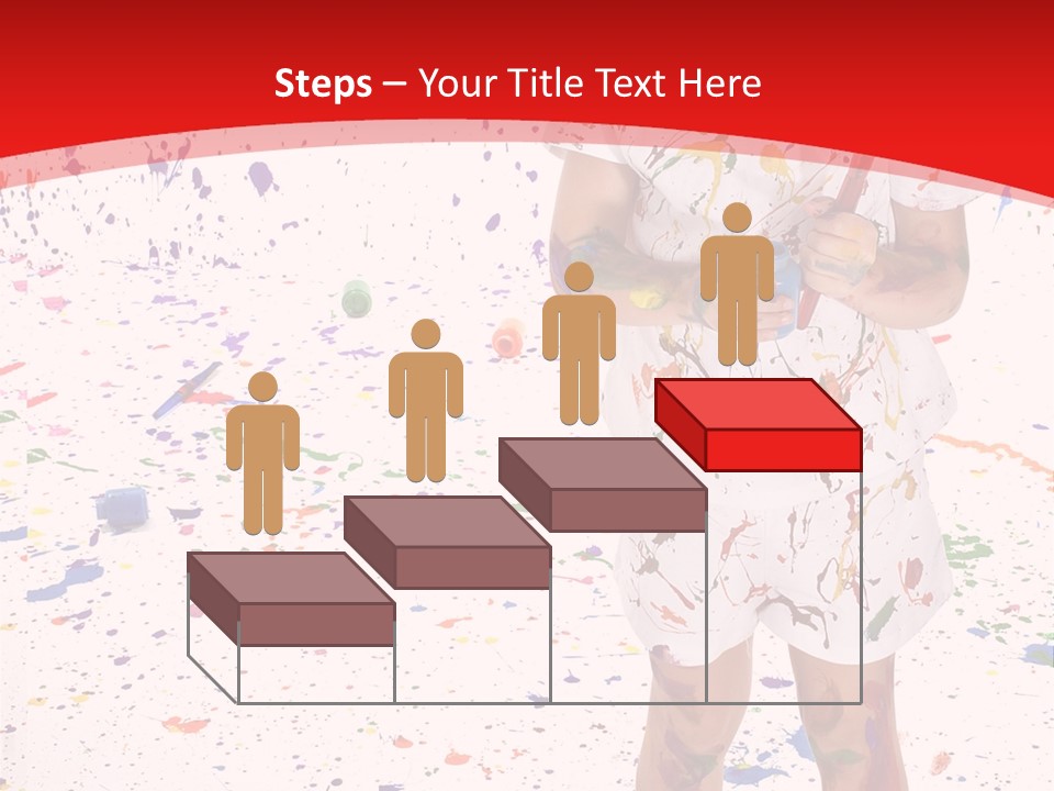 Full Body Colour Play PowerPoint Template