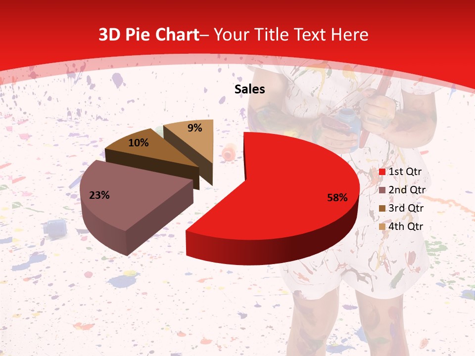Full Body Colour Play PowerPoint Template