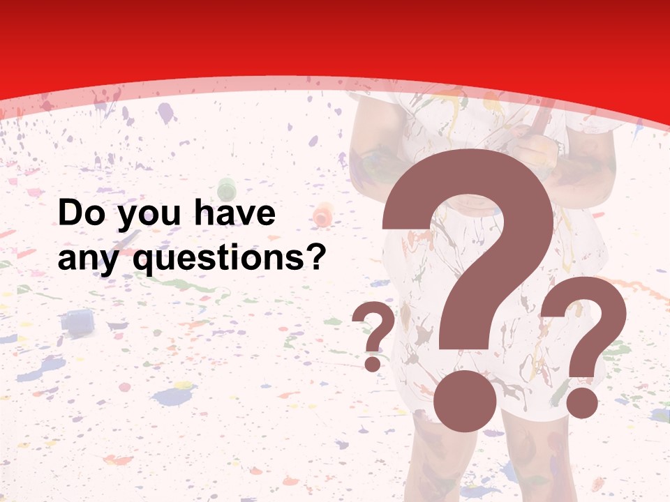 Full Body Colour Play PowerPoint Template