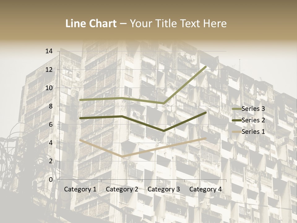 Flats English Damaged PowerPoint Template