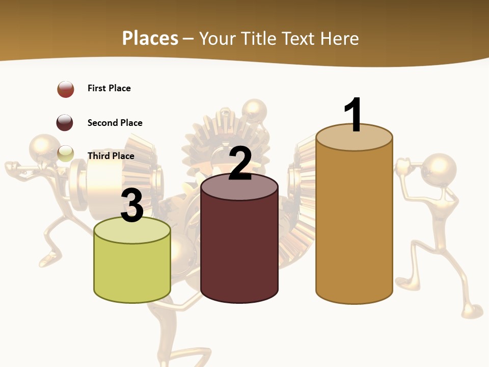 Idiom Art Gold PowerPoint Template