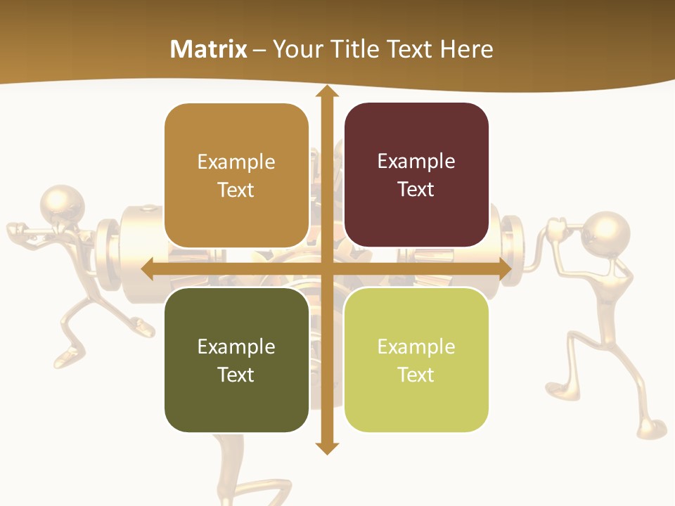 Idiom Art Gold PowerPoint Template