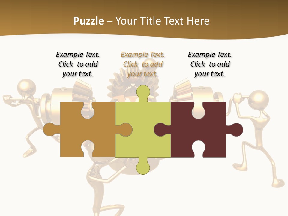 Idiom Art Gold PowerPoint Template