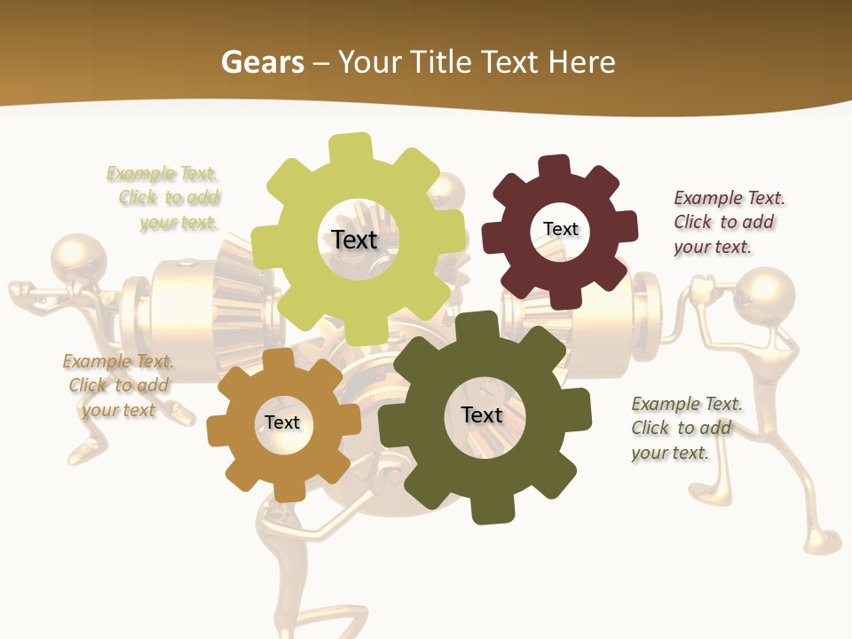 Idiom Art Gold PowerPoint Template