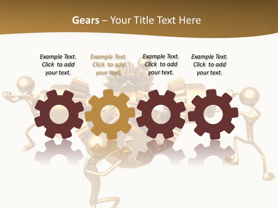 Idiom Art Gold PowerPoint Template