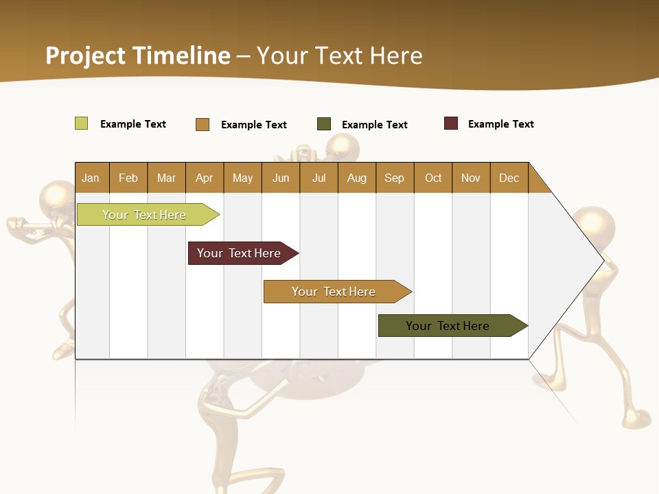 Idiom Art Gold PowerPoint Template