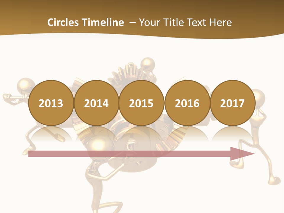 Idiom Art Gold PowerPoint Template