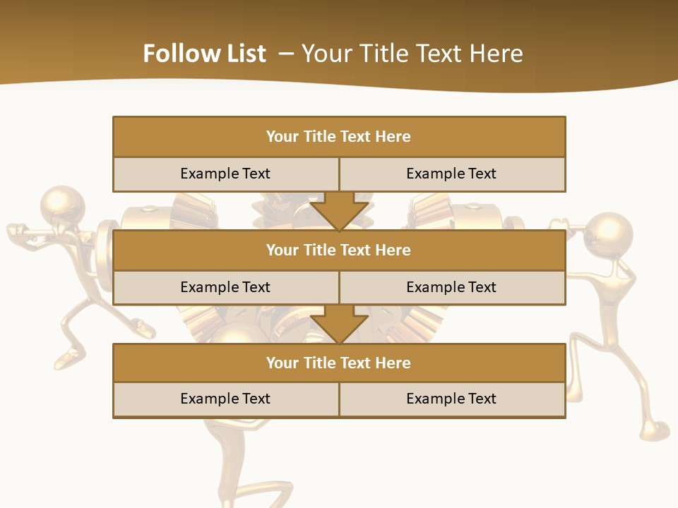 Idiom Art Gold PowerPoint Template