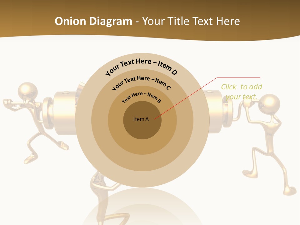 Idiom Art Gold PowerPoint Template